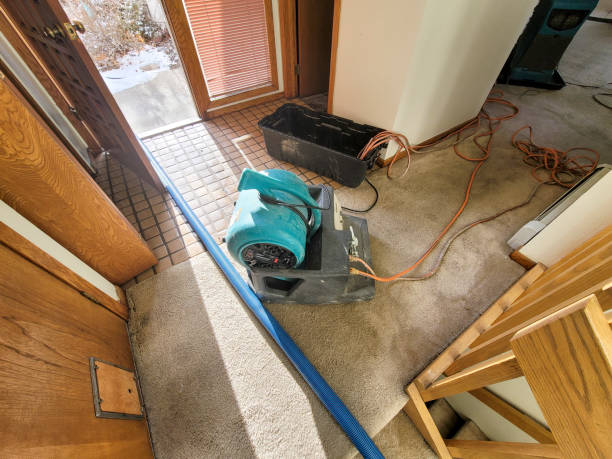 Water damage restoration process in ME